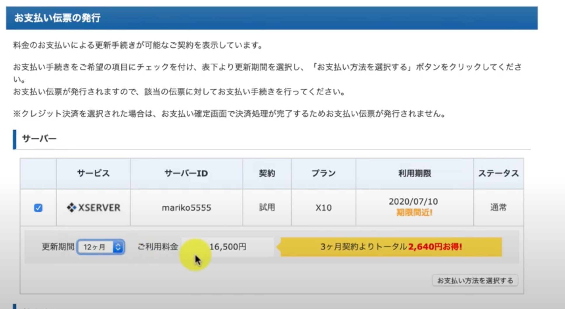 Xサーバーの契約方法！登録の流れを動画・画像で分かりやすく解説│自分らしさを活かす起業